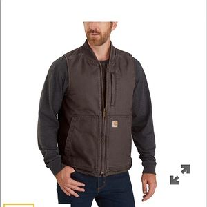Carhartt Mens Insulated Rib Collar Vest
